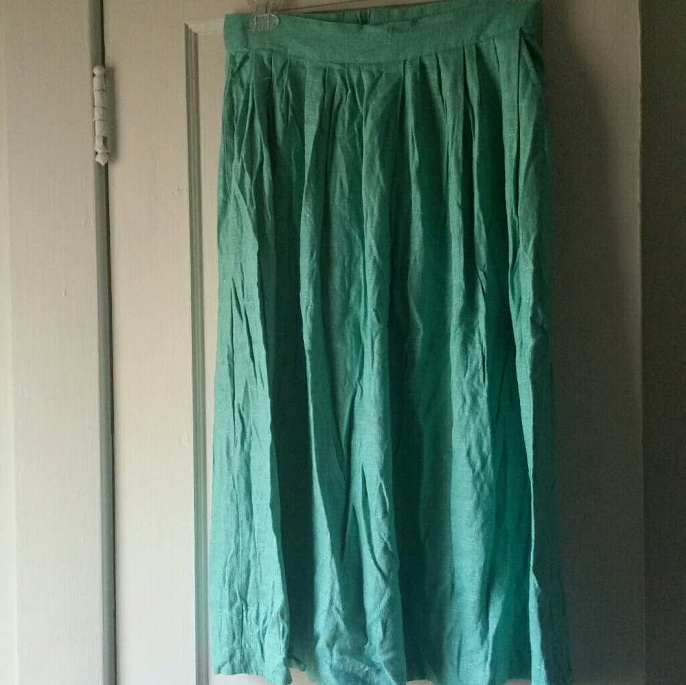 Claude Designer Green Skirt Size 12